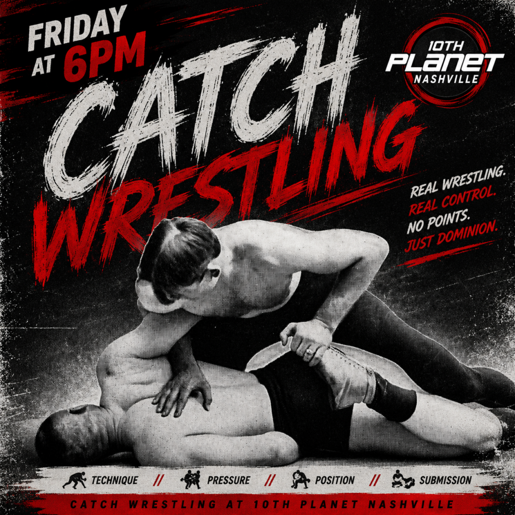 What is the Difference Between Catch Wrestling and BJJ? 4 Lean true Catch Wrestling with Coach Ronzilla at 10th Planet Nashville. The only place to lean true CACC in the Nashville area.