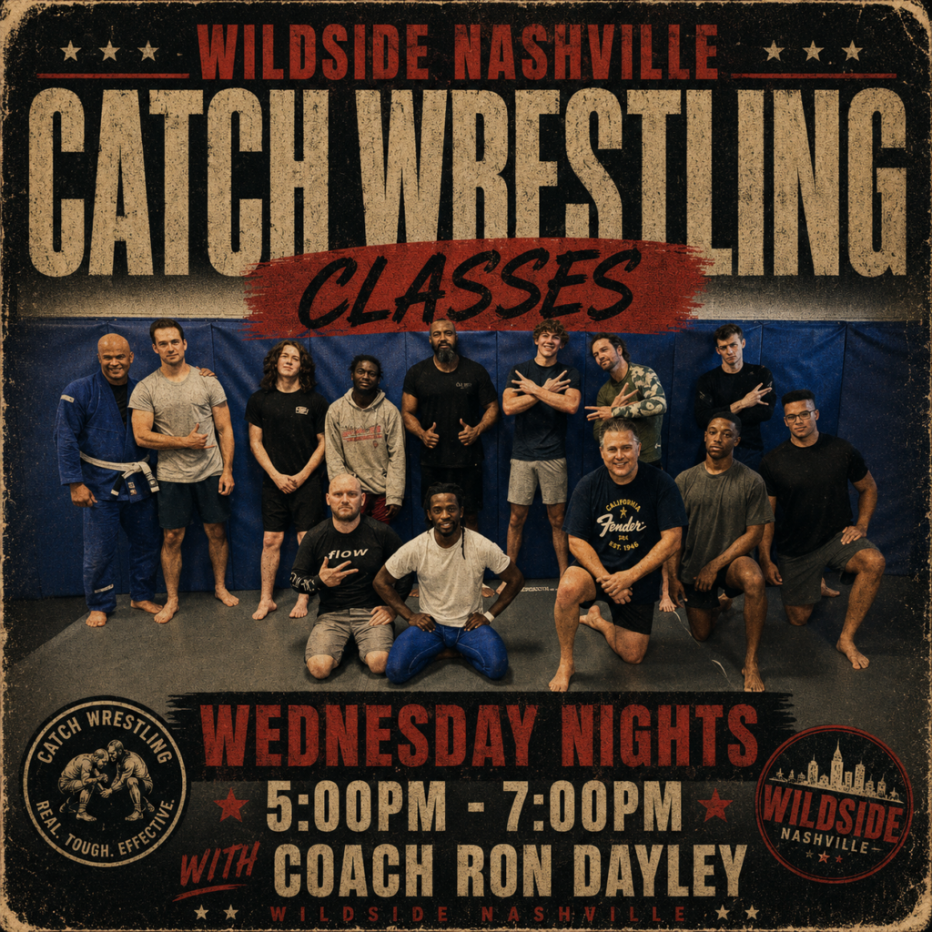 Ron Dayley Catch Wrestling: Nashville's Only Authentic Catch Program 4 Catch Wrestling every Wednesday Night at Armored Combat / Wildside in Nashville TN with Coach Ron Dayley.